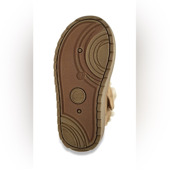 BABY GIRL & Toddler Faux Shearling Boots Wheat - NWT π€π’ - Picture 3 of 4